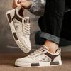 Men’s Sports Shoes Casual Skateboard Shoes Printed Student Black Running Sneakers Plus Size