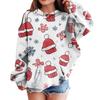 Sweatshirts For Teen Girls Hoodies Long Sleeve Drawstring Pullover Cute Oversized Hoodie Christmas Day