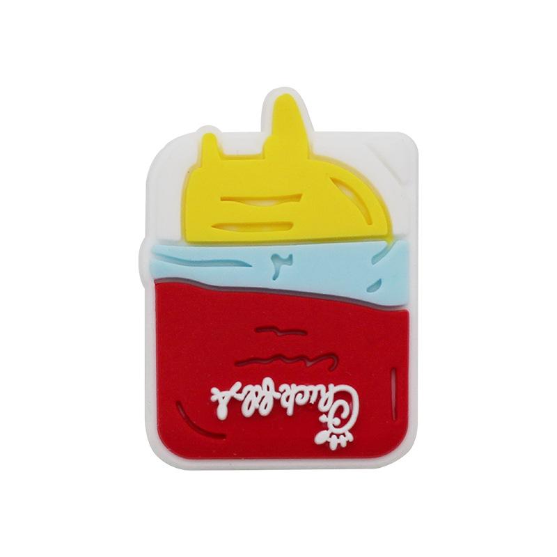 Hamburger Chicken Croc Charms: DIY PVC Soft Rubber Shoe Decorations