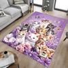 1 Pezzo Gattini Fiori Extra Large Antiscivolo Tappeto per Pavimento, Ufficio, Famiglia, Camera da Letto, Studio - Tappeto Grande AreaJ0390