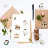 500 Pictures/roll Roll Sticker Tape Cartoon Cat Sticker Hand Account Material Decorative Envelope Seal Sticker
