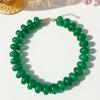 1 Stück Bohème Mode Lässig Dopamin Acryl Perlen Halskette Anhänger Klobiger Schmuck Geeignet für Frauen