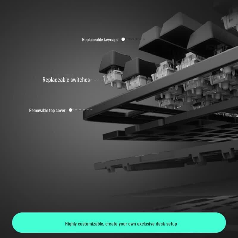 Logitech K868 Tri-mode Customizable Mechanical Keyboard