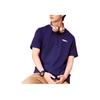 Puma Logo Knitted Crew Neck Short Sleeve T-Shirt Unisex Tops Dark-Blue 691340-06