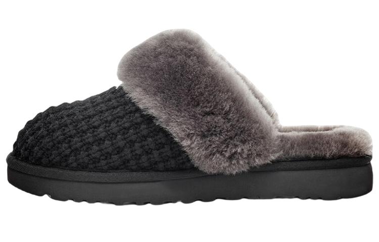 UGG Уютные домашние тапочки Черные Женские 1117659-BLK 36