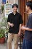 [Enlision] Men's Shirt, Black, Comfortable, Easy Care, Breathable, Versatile Layering, Casual, Stylish, Slim Fit, XL