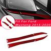 Auto For Ford Mustang 2015-2018 Carbon Fiber Side View Mirror Cover Trim Sticker
