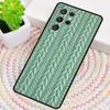 Sewing Knitting Crochet TPU Phone Case For Samsung Galaxy note 10 pro S26 S25 S24 S23 S22 Ultra Plus S21 FE S20 Shockproof Cover