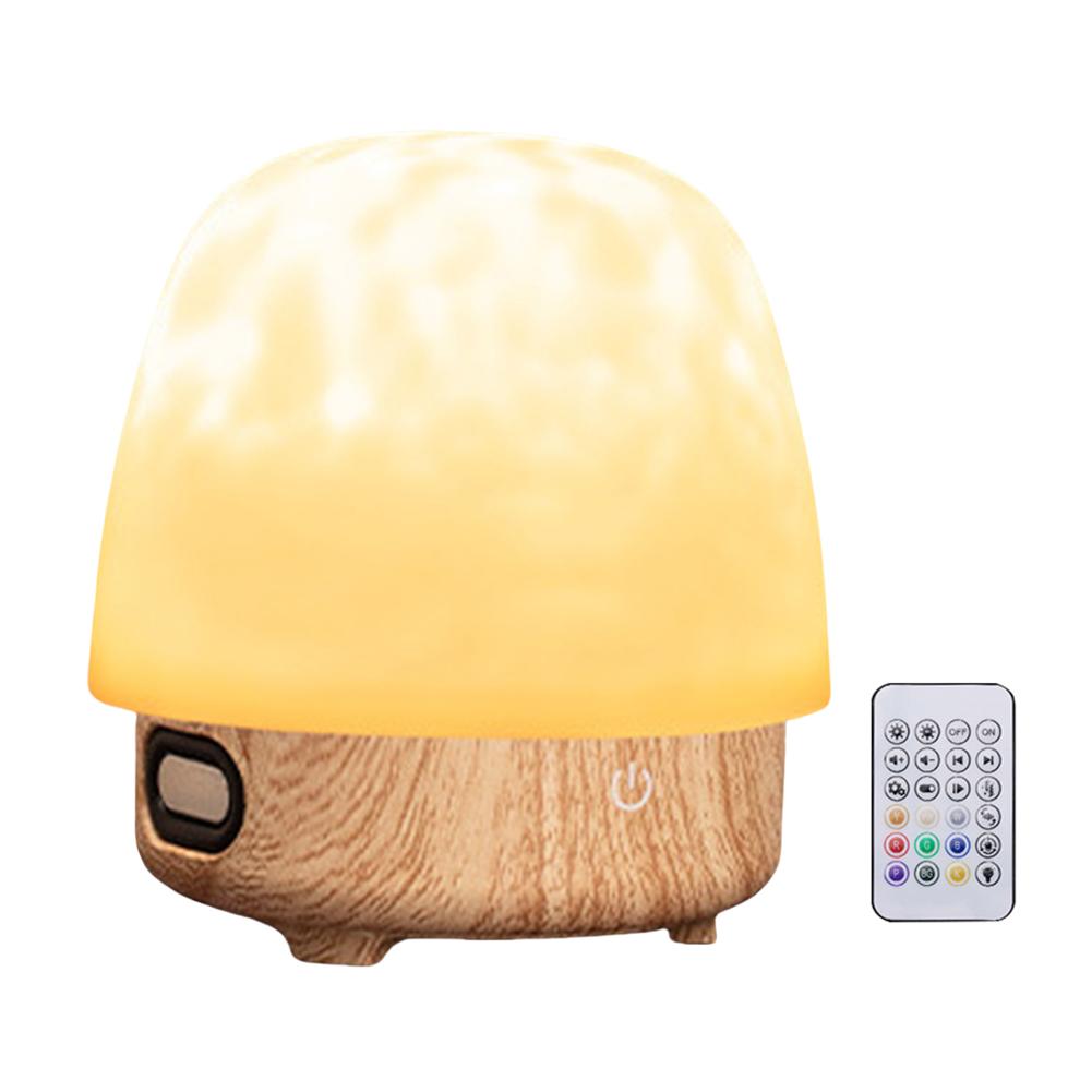 Rechargeable Atmosphere Lights With16 Colors Dimmable Bedside Lamp with BT Speaker Galaxy Projector Light for Bedroom