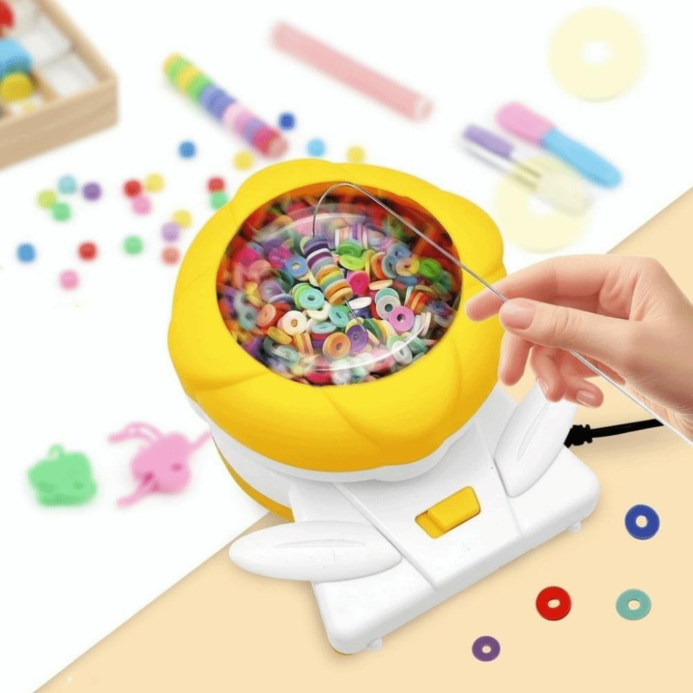 Quickly Beading Electric Bead Spinner with Needle Beading Device Bead Spinner Kit  Necklace Making