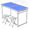Xmlook 120x60cm Aluminum Alloy Folding Table Set