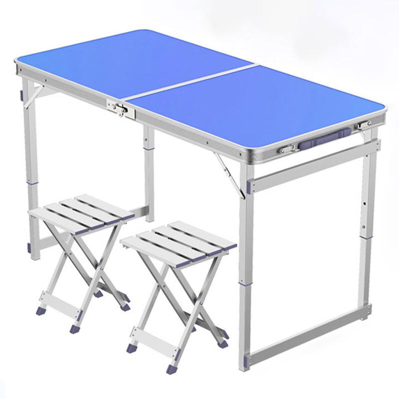 xmlook 120x60cm Aluminum Alloy Folding Table Set