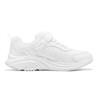 Skechers Girls Synthetic Leather Velcro Lightweight Versatile Classic Sports Shoes Shock Absorbing Comfortable School Sneakers 302644L-WHT