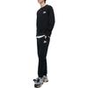 Fila Fusion College Style Fashion Simple Letter Round Neck Knitted Color Block Sweatshirt Men sweatshirt Black T11M342205F-BK