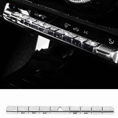 Car Console Air Conditioning Outlet Buttons Sequ Trim For Mercedes Benz A Class W177 B Class W247 C118 GLA GLB X247 -