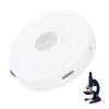 Dimmable Microscope Light LED Microscope Light Biological Microscope Lamp with Mirror Stepless Dimming for Education Research