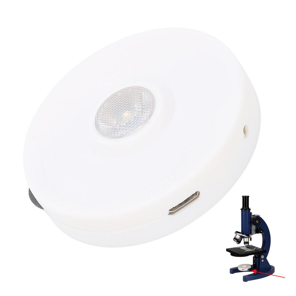 Dimmable Microscope Light LED Microscope Light Biological Microscope Lamp with Mirror Stepless Dimming for Education Research