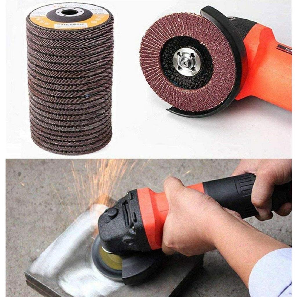 Nisorpa Spark Disc pro broušení brusným papírem 115 mm Včetně ventilového zámku Broušení mopem a lamel pro 25dílnou brusku, brusku, kotouč, A#120 mm, Průměr,