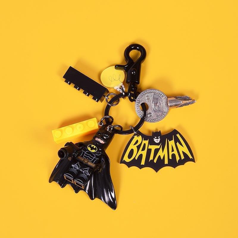 HEROCROSS Batman Anime Doll Pendant Car Keychain Pendant Children'S Backpack Pendant Accessories Gift Backpack Pendant For Boys