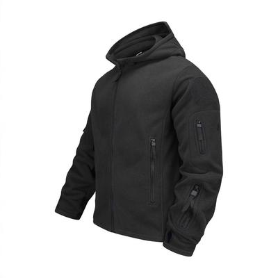 Men's Outdoor Warm Fleece Windproof Hooded Coat