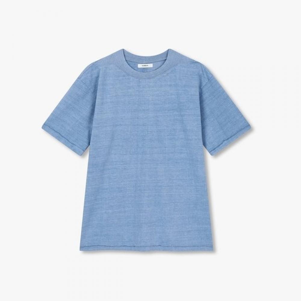 STudio Tomboy Men Logo Embroidery pigMenT ShorT Sleeve T shirT 9106222213cT light blue/OS