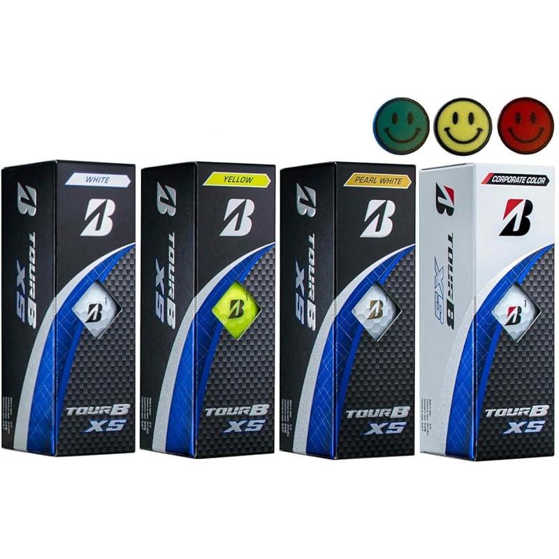 

golf ball TOUR B X XS 2024 model multi color with ball mark (XS_1 dozen)