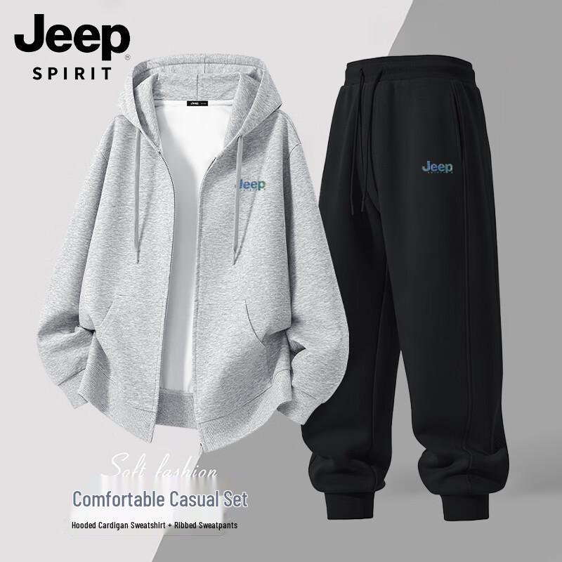 

Мужской спортивный костюм JEEP SPIRIT с молнией и капюшоном M