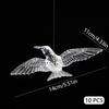Creative Acrylic Hummingbird Wedding Transparent Crystal Bird Decoration Pendant