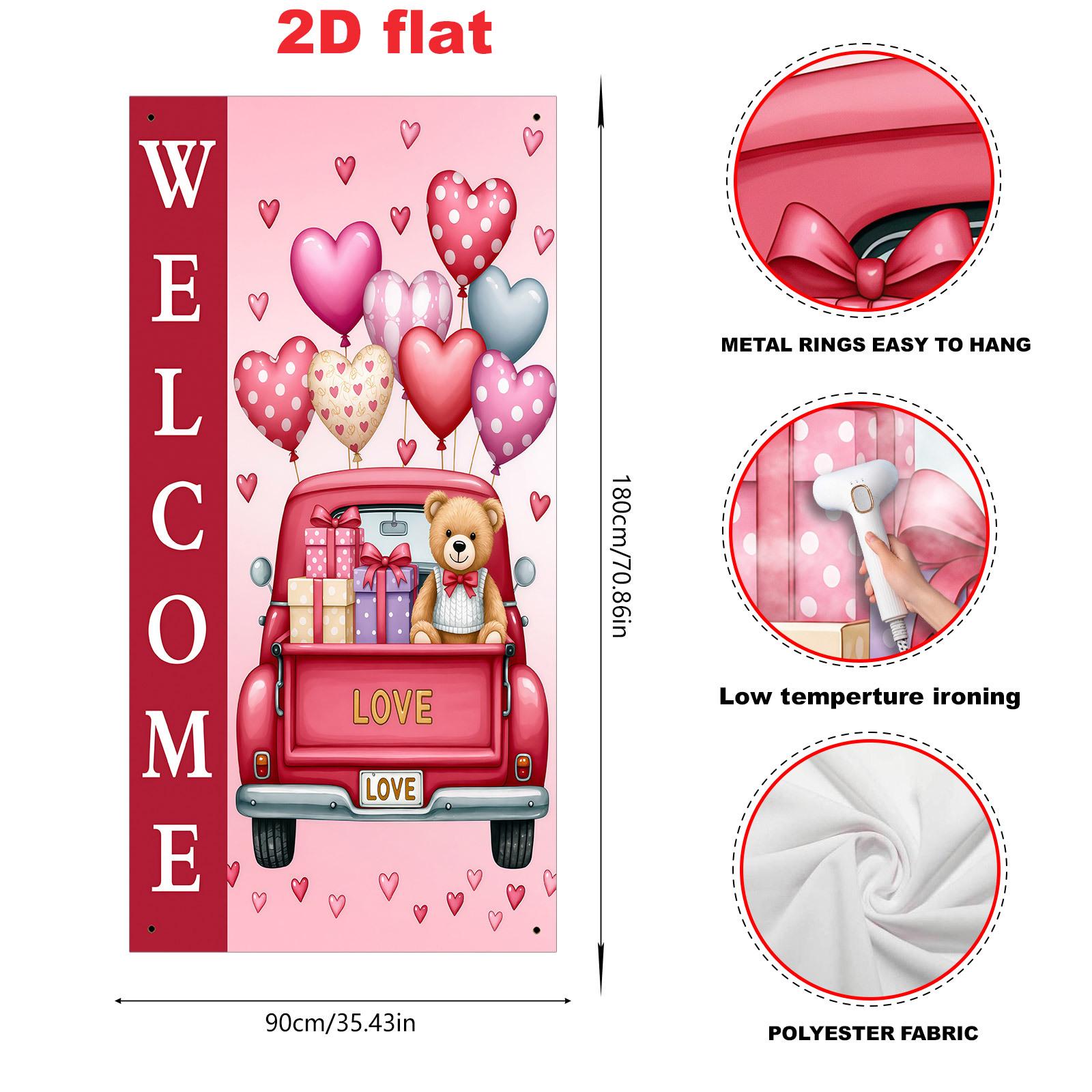 

Valentine s & New Year Celebration Banner: Show Love with Easy Installation & Exquisite Craftsmanship 90x180 CM