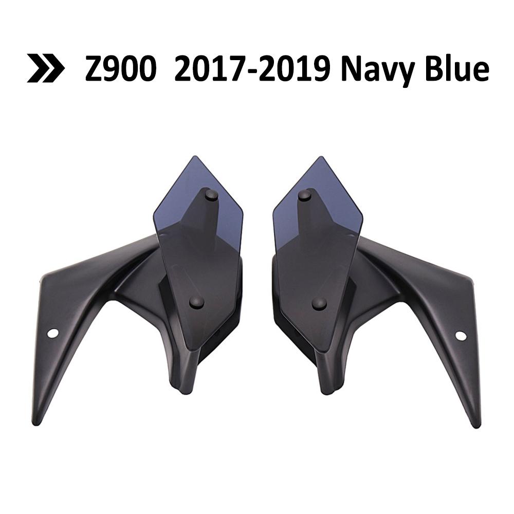 Dla Kawasaki Z900 Z 900 2017 2018 części motocyklowe boczne dociski nagie spojlery puszczania samolotów Winglet Fairing Wing