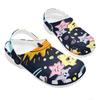 Trendy Printed EVA Clogs Sandals Women Men Ventilated Breathable Slip On Casual Slippers Soft Sole Summer Shoes Daily Comfort Wear