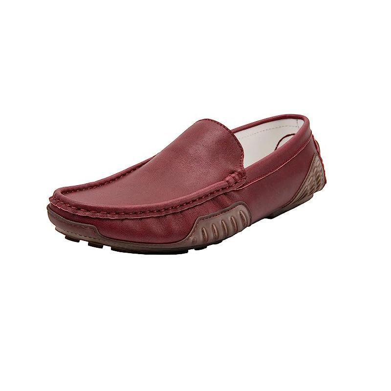 

Large size men s shoes genuine leather Doudou shoes summer trend breathable casual leather shoes Korean version Douyin popular driving shoes 48