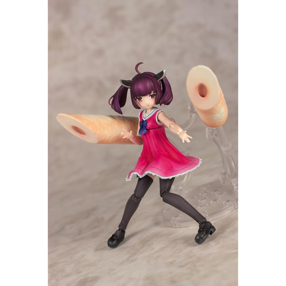 PM Office A Plafia Tohoku Kiritan Mini Figure Set, Approximately 120mm Tall, 1/12 Scale, Pre-Colored Plastic Model Kit, PP249