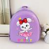 Adorable Cartoon Kids Backpack With Light Ideal For Preschoolers In Pink And Purple Colors
