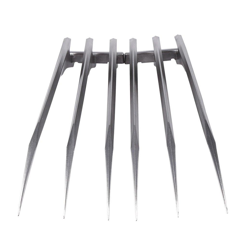 KIMISS Lâminas Garra de Lobo, 1 Par, Adereços de Cosplay de Plástico para Adultos e Crianças, Acessórios de Fantasia de Halloween