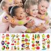 10sheets Cartoon Fruit Watermelon Cherry Tattoo Stickers For Arm Body Temporary Waterproof Tattoo Stickers Kids Creative Gifts