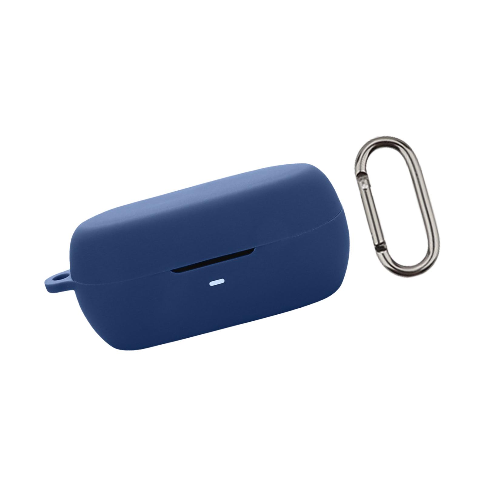 

Защитный чехол для наушников для Baseus Bowie MA10 Pro, зарядный бокс, силиконовый корпус, чехол-скин, противоударный рукав темно-синий