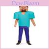Conjunto de Fantasia Creeper de Minecraft para Crianças Conjunto Cosplay de 3 Peças