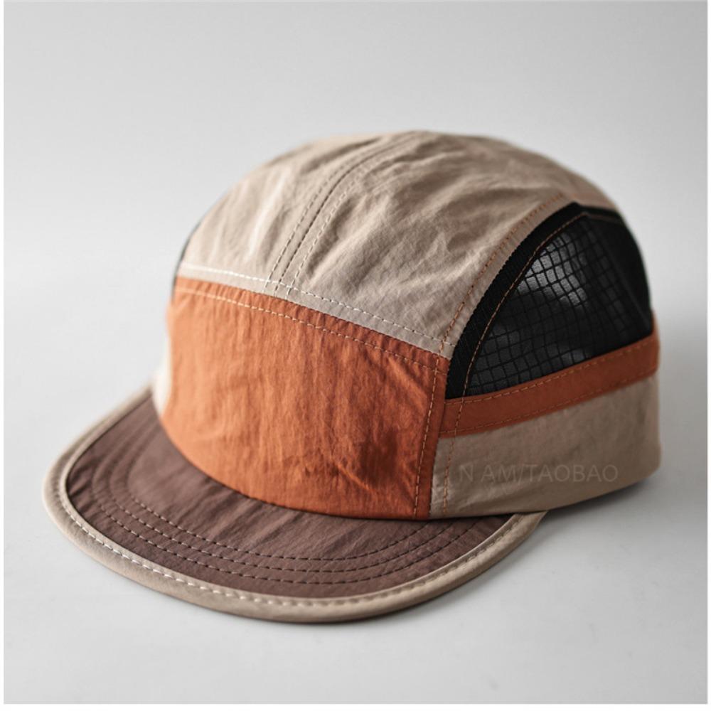 Nylon Quick Dry Hat 5 Panel Sunshade Cap Fashion Baseball Caps For Running, Camping