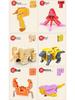 Power Rangers Alphabet & Number Transforming Robot Building Blocks Toy Set for Kids