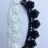 4 m/13,12 stop každé balení bílé černé krajkové lemy velký široký oděvní doplněk na šití závěsů ručně vyráběný DIY květinový lem šaty krajkové ozdoby květinovým lemem
