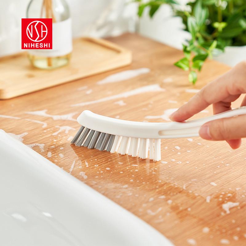 Plastic Ergonomic Bathroom Floor Brush For Tile And Cleaning Grout