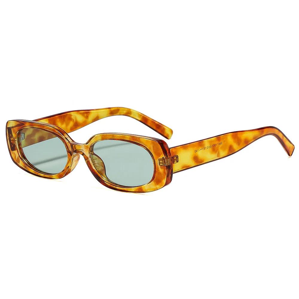 Vintage Rectangle Sunglasses Women For Men  Luxury Brand Designer Sun Glasses Punk Popular Hip Hop Outdoor Eyeglasses