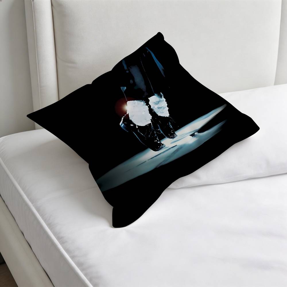 Superstar MMichael JJackson Fashion Square Pillow Case Durable Throw Pillow Cover for Sofa Couch Chair