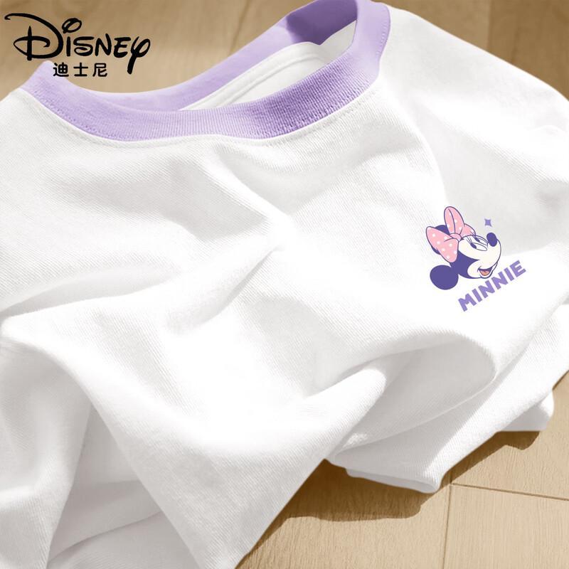 Disney Girls' Summer Loose Short-Sleeve T-Shirt