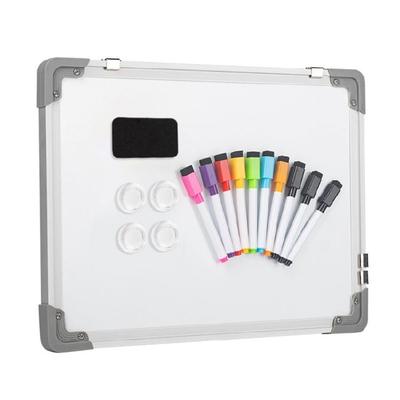 Erasable Magnetic Writing Board Aluminum Frame Wall Mounted Double Sided 30x40cm Whiteboard Dry Erases Board For Student