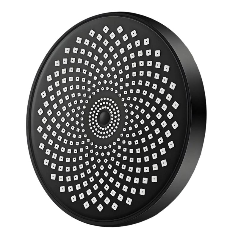 Water Saving Shower Head Featuring Advanced Pressure Boosts & Large Sprays Surfaces for Efficient Rinsing Use