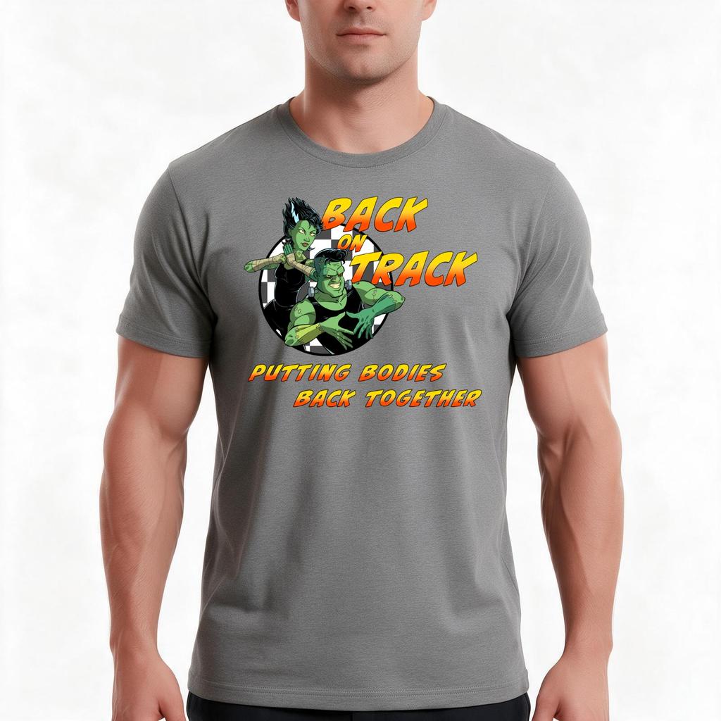 Back On Track Merch Tshirt Summer Casual Cotton Tee Oversized Streetwear Tops Vintage Graphic Print Loose Fit Short Sleeve
