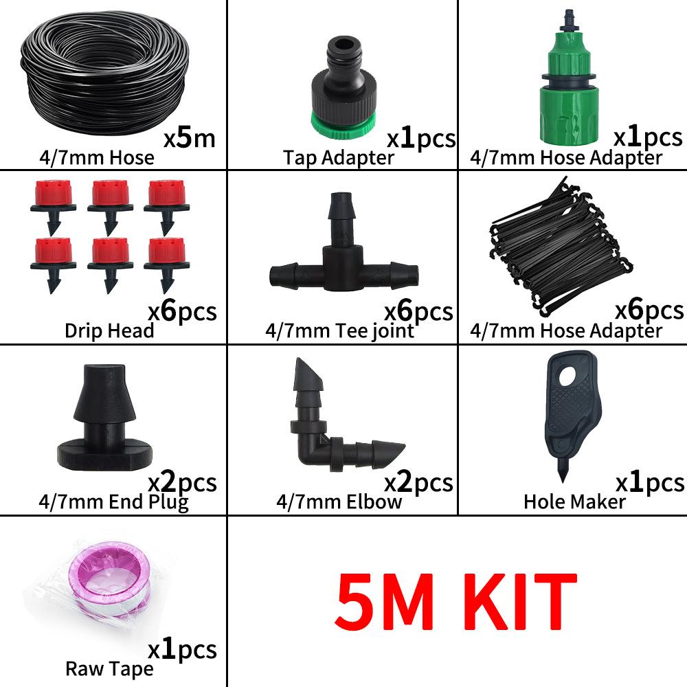 Automatic Drip Irrigation DIY System for Balcony and Potted Plants