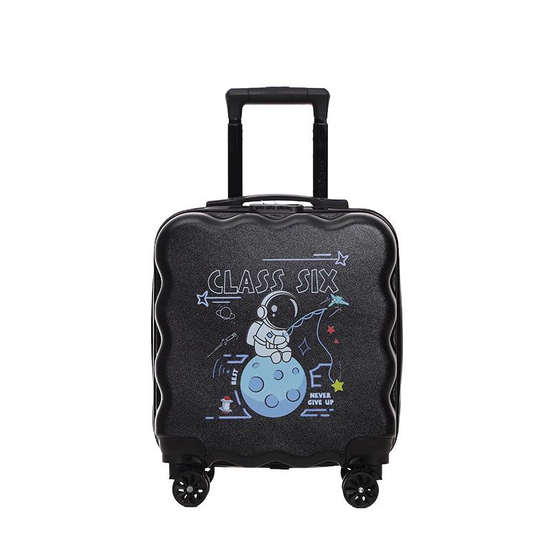 Children's Fashion Cartoon Trolley Case with Universal Wheels & Combination Lock